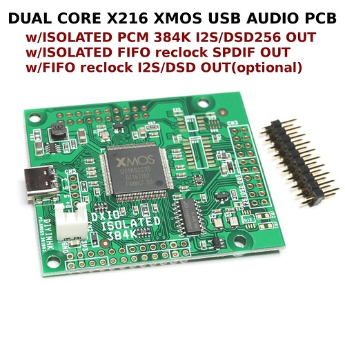 isolated-xmos-384khz-dxd-dsd256-high-quality-usb-to-i2sdsdspdif-pcb