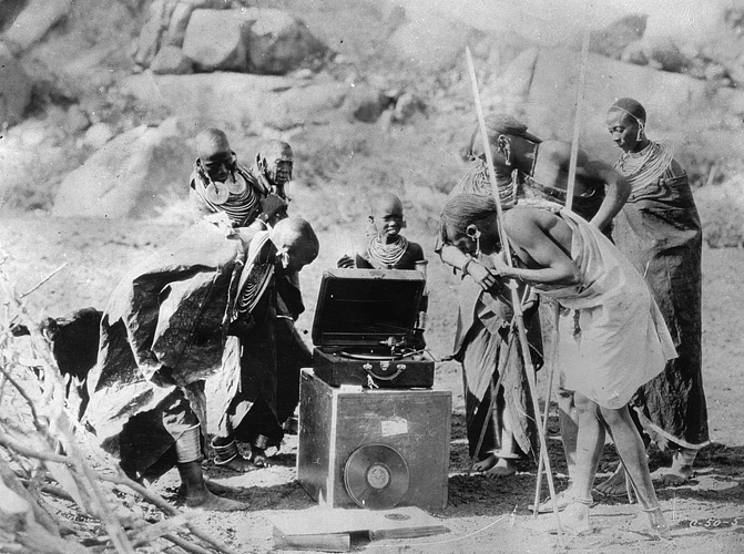 Maasai_gramophone_Tanzania_1931