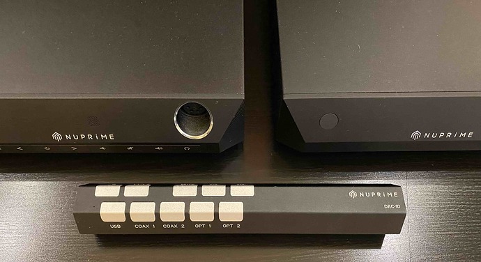 Nuprime ST-10 & DAC-10H remote