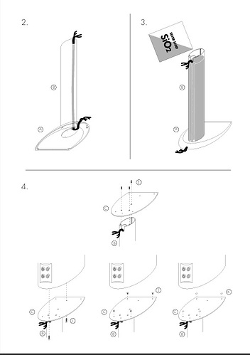 Bowers Wilkins fs805 stand