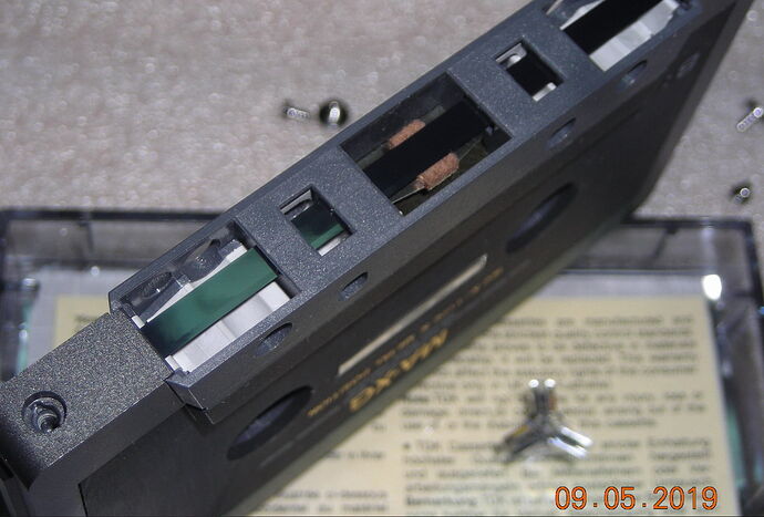 32 TDK MA-XG60N A-end tape after fast forward