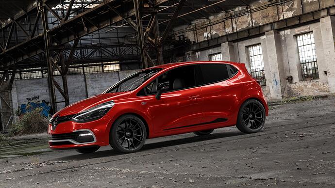 oz-racing-ultraleggera-matt-black-felge-mit-reifen-schwarz-schwarz-matt-in-18zoll-winterfelge-alufelge-auf-rotem-renault-clio-iv-sport-typ-r-mit-45mm-tieferlegung-old-industrial-hall-max5000mm-2022-camera-002-1920