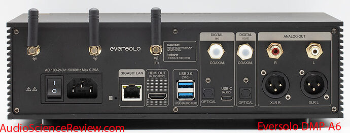 Eversolo DMP-A6 Streaming Balanced stereo Wifi Wireless BlueTooth review