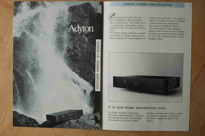 Adyton Cordis 1.6 Brochure