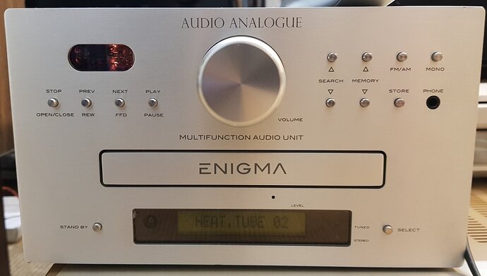 Audio Analogue Enigma_chauffe_tube