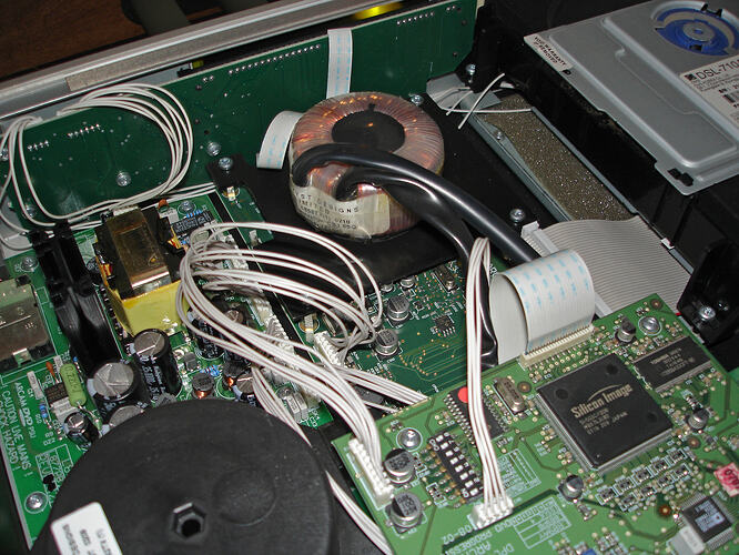 DVD Arcam Diva dv88 inside PSU and add. trans