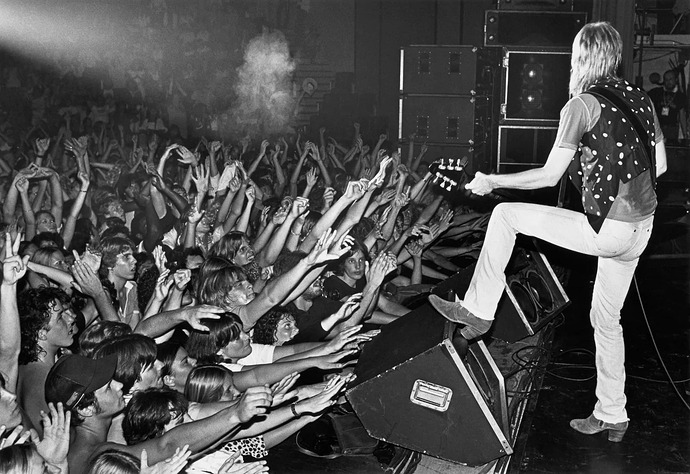 Tom Petty on stage in Santa Cruz in 1980, George Rose 2
