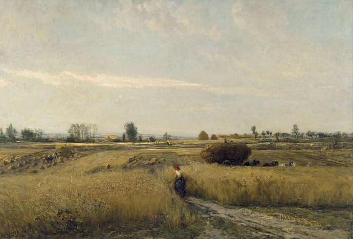 Daubigny, Charles-François (Barbizon) - Harvest