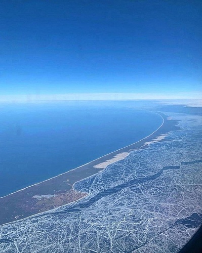 Куршский зали замерз