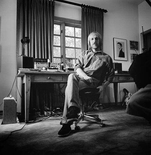 Tom Petty at home