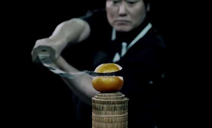 Human-Samurai-Sword-Master-Video