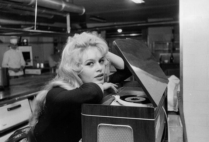 Brigitte Bardot turntable