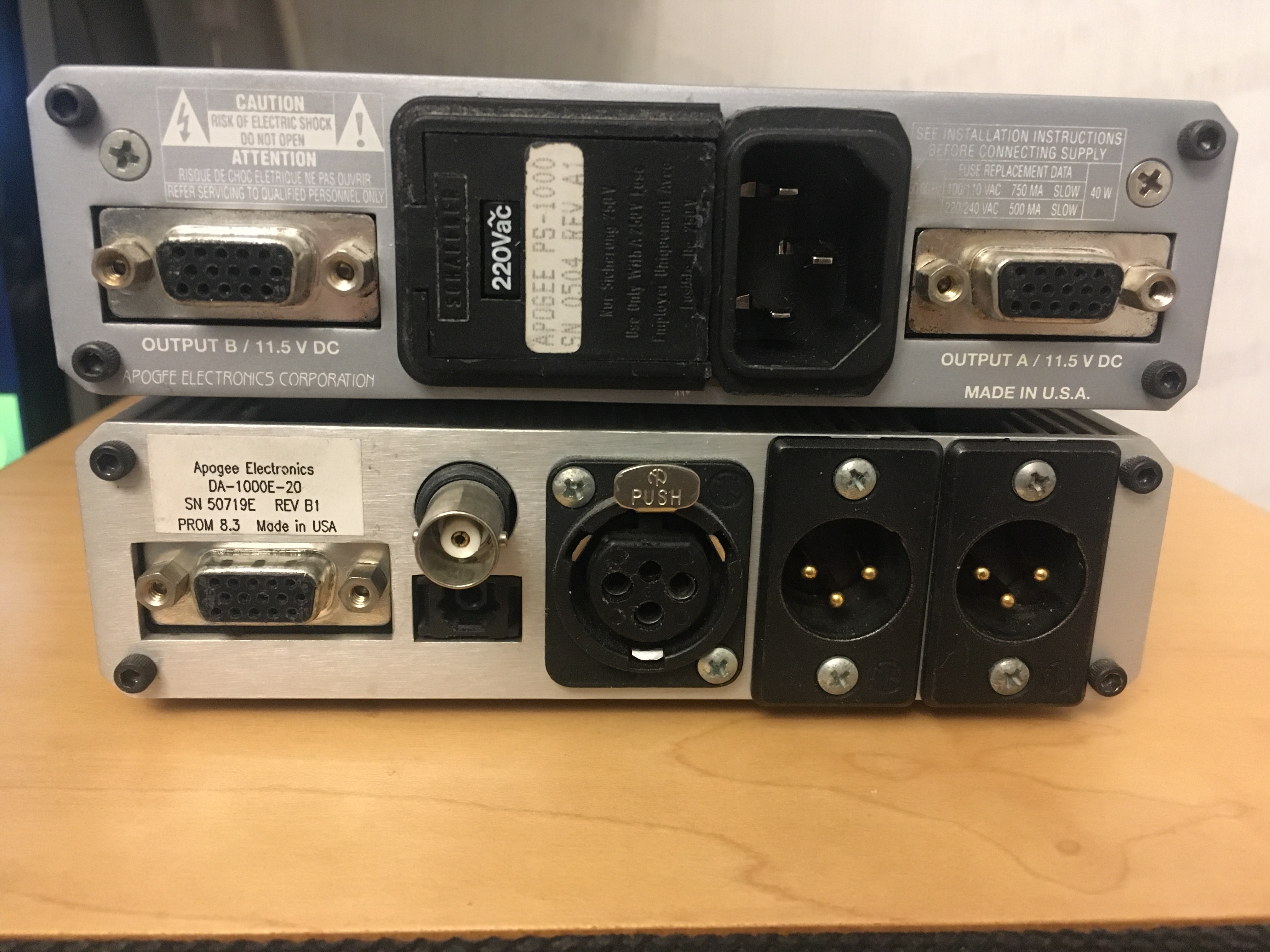 Apogee DA1000 DA2000 Cello Reference DAC 34 DA Stereo