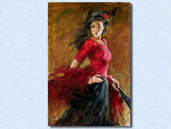 Рисунок к музыкальному произведению хабанера