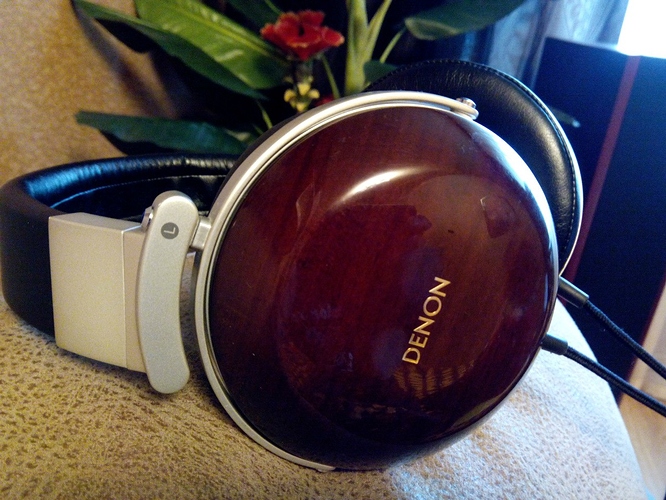 Casque Denon AH-D7000 - Circum-aural En Acajou - Occasion
