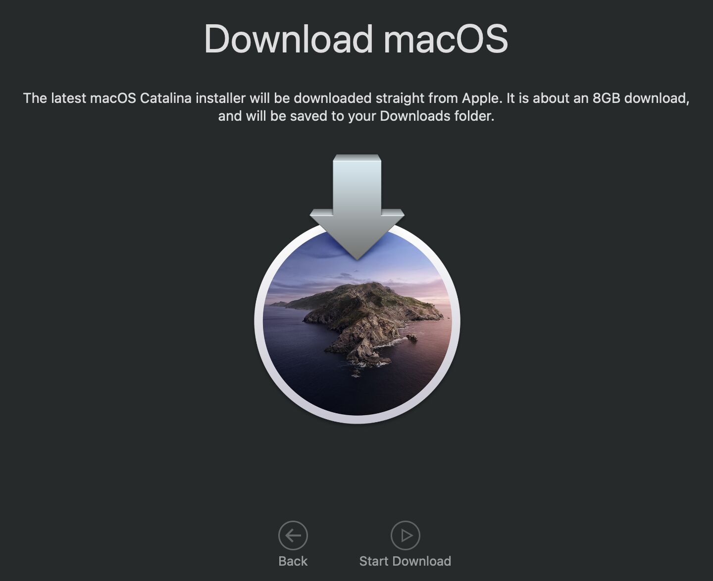 Загрузки macos