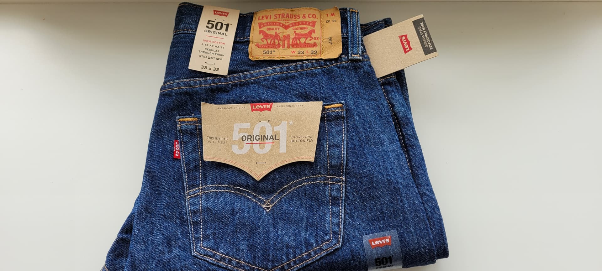 Levis 501 Original To Fit DA Stereo