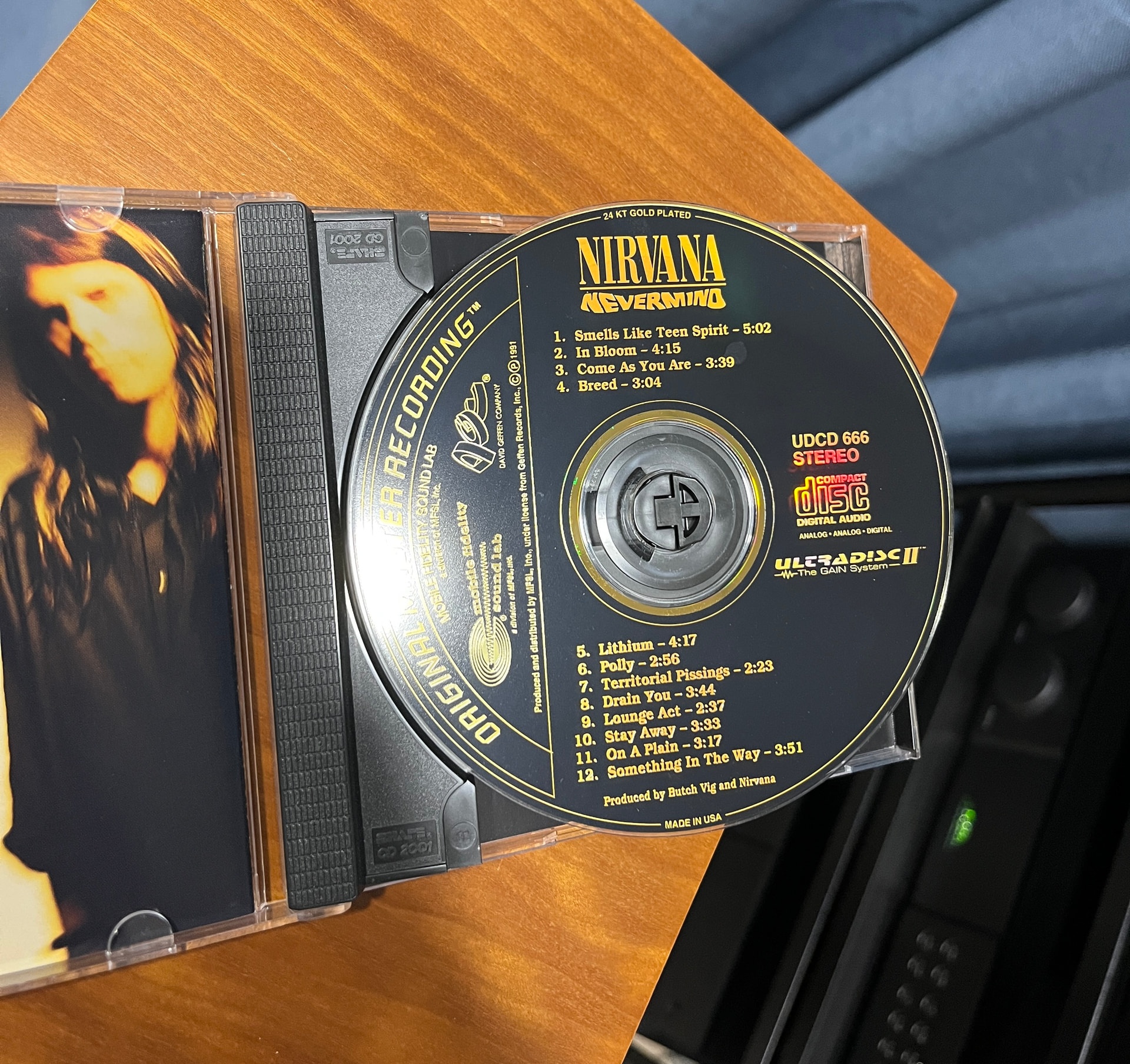 Nirvana MFSL 24kt Gold CD - Носители:CD винил кассеты - DA Stereo