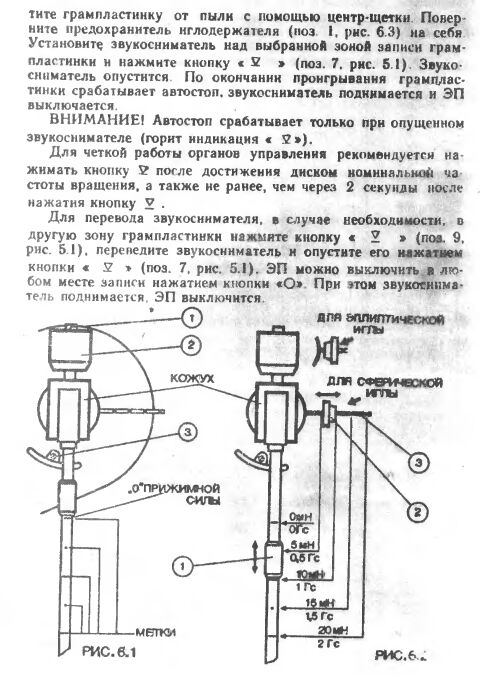 Схема тонарма ария 102