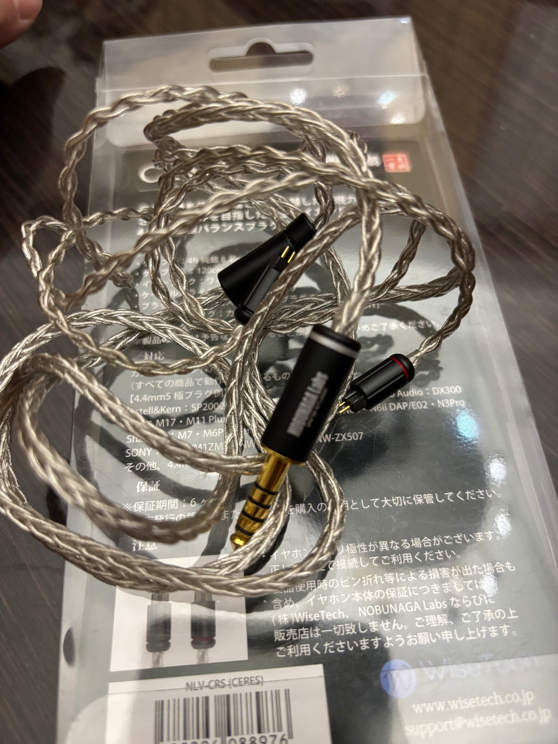 Nobunaga Labs Vision Ceres 4.4mm - 2pin - Кабели и разъемы - DA Stereo