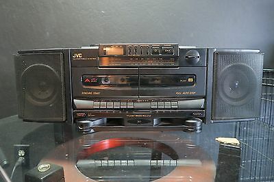 JVC-PC-X100-Vintage-1990’s-Boom-Box-CD-Dual