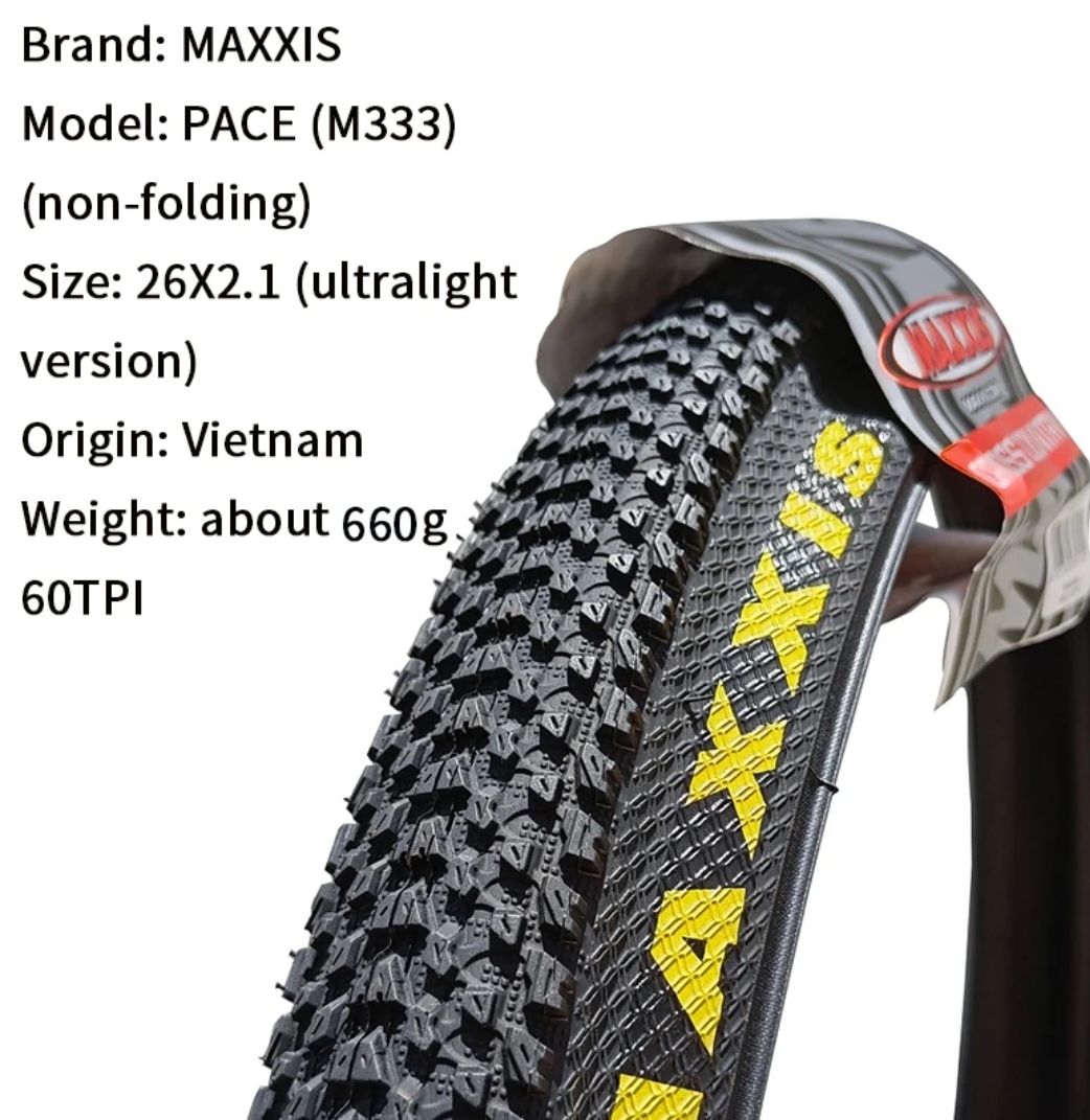 1. 1. Maxxis pace m333 27. 1. 1.