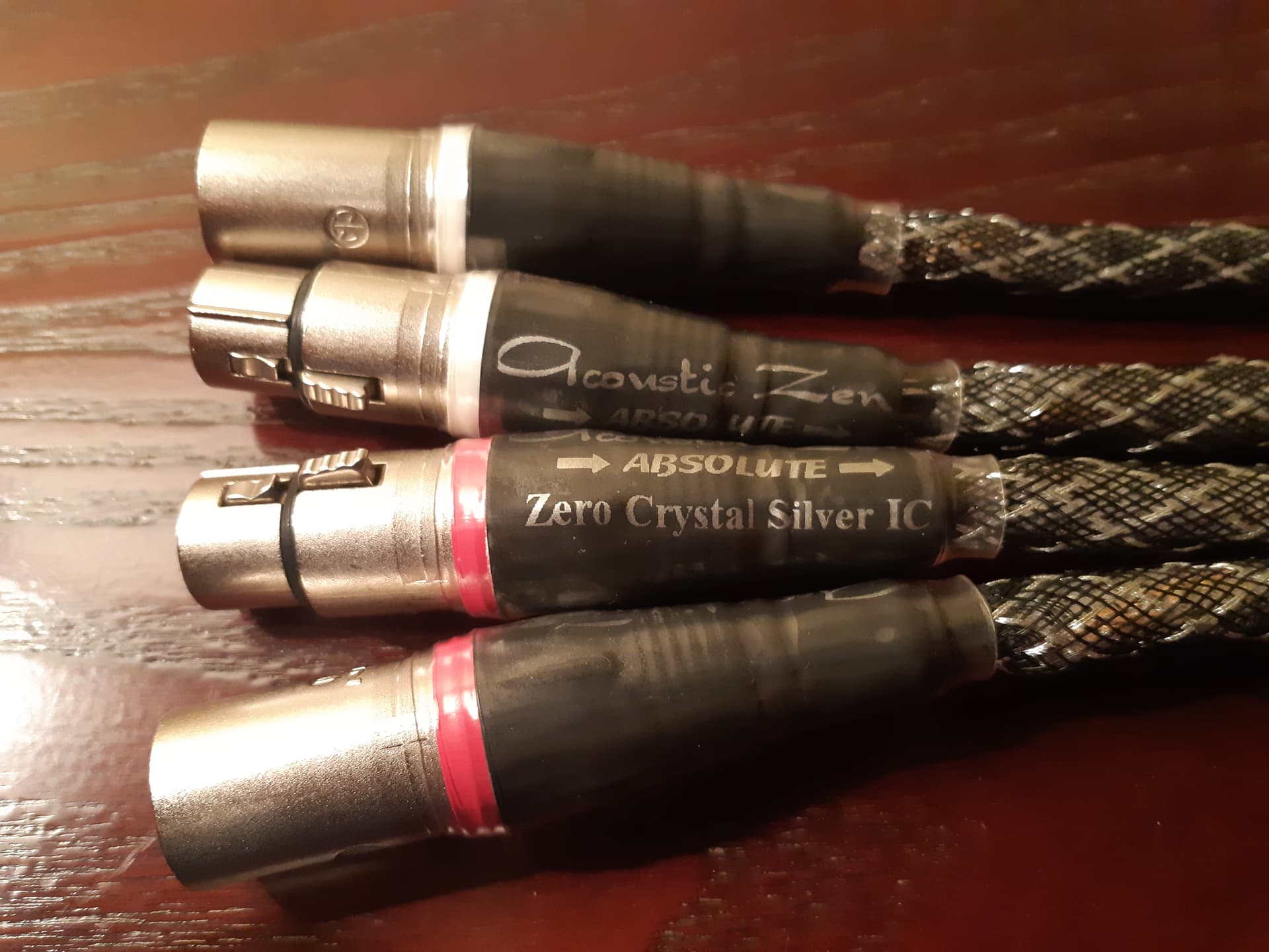 ПРОДАНО] Acoustic Zen Absolute Zero Crystal Silver IC, xlr, 1 м